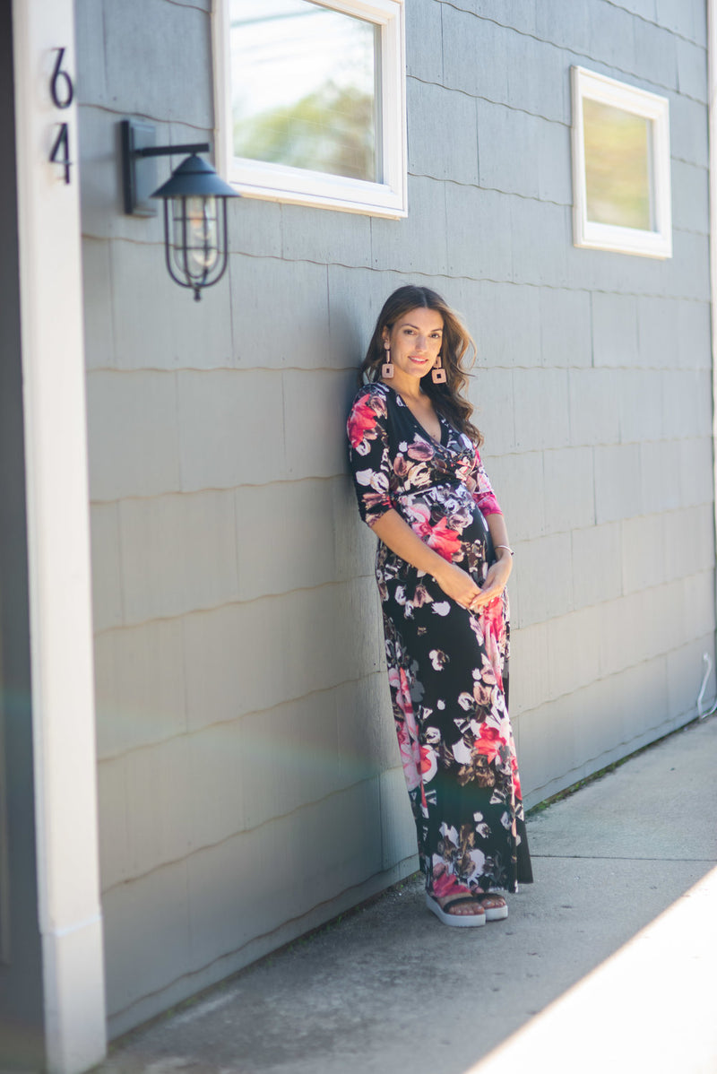 The Maria Maternity Maxi Dress
