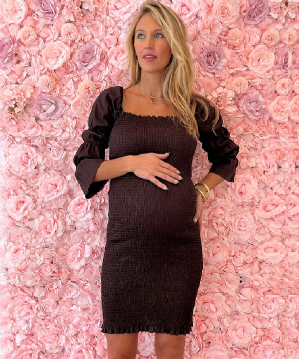 The Cassie Dress - Brown