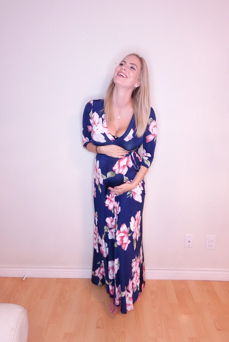 The Kaia Maternity Maxi Dress 