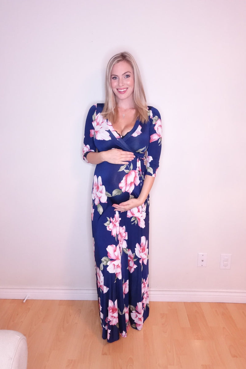 The Kaia Maternity Maxi Dress 