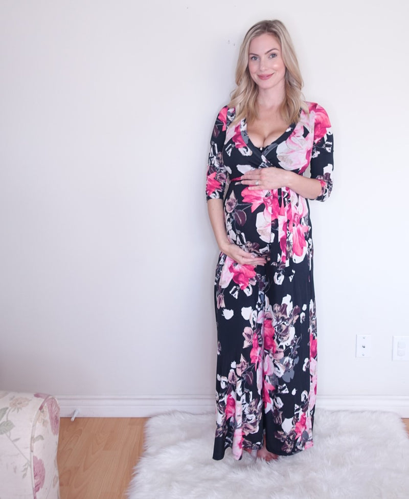 The Maria Maternity Maxi Dress