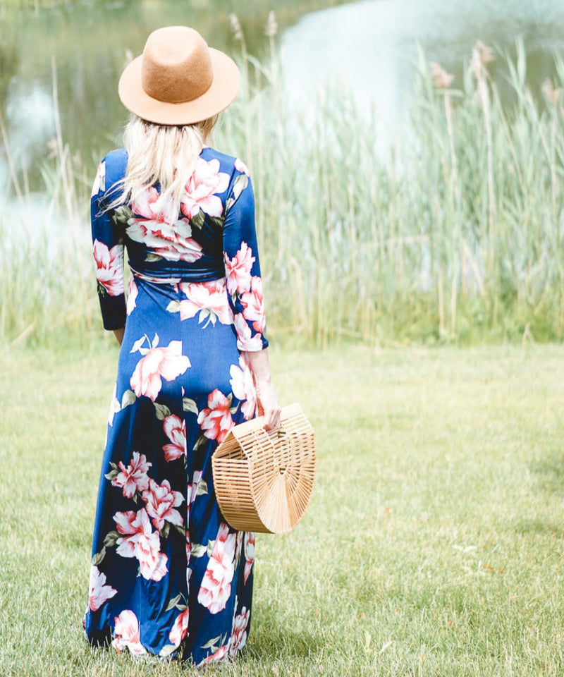 The Kaia Maternity Maxi Dress 