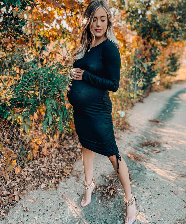 The Krystal Drawstring Dress