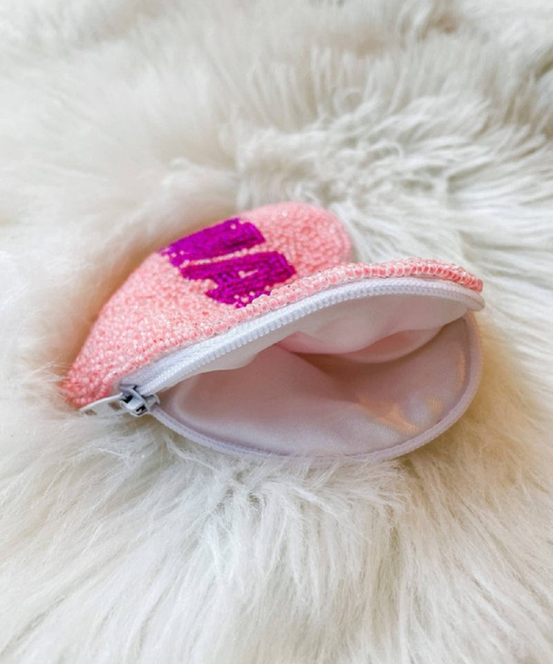 MAMA Beaded Coin Purse