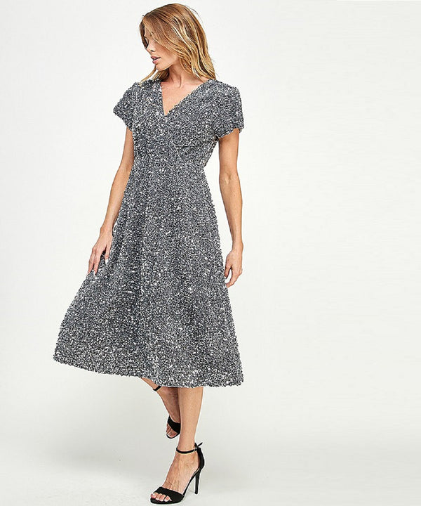 The Sequin Velvet Dress