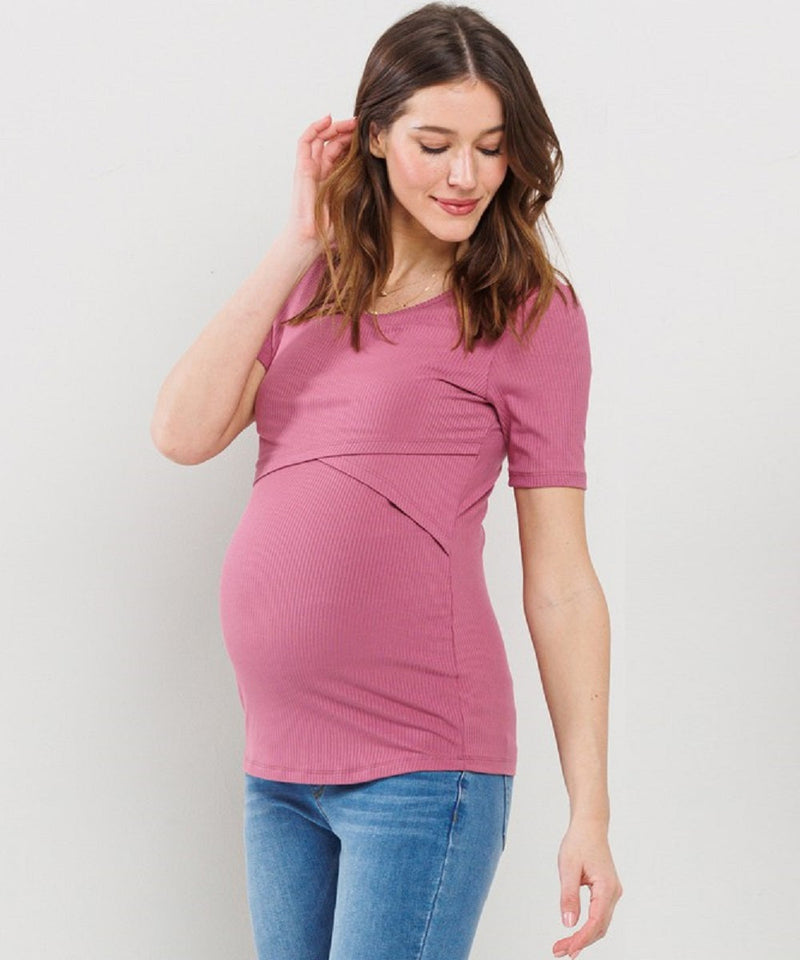 The Alley Maternity & Nursing Top (Oatmeal)