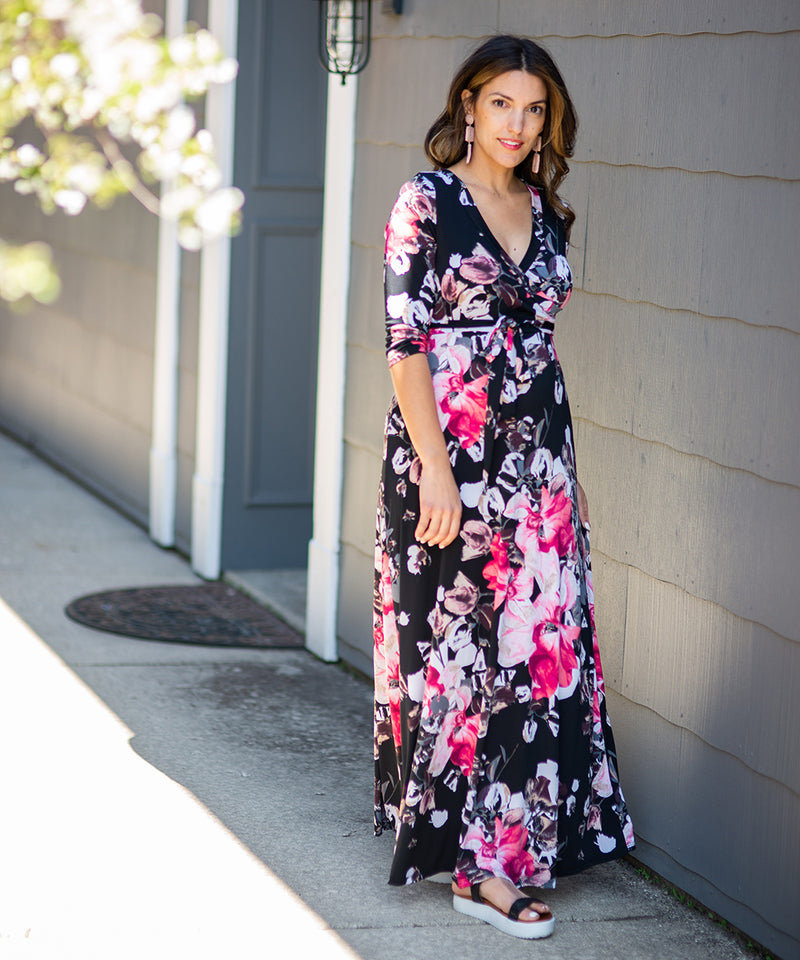 The Maria Maternity Maxi Dress