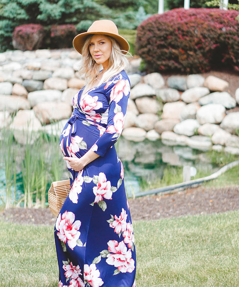 The Kaia Maternity Maxi Dress 