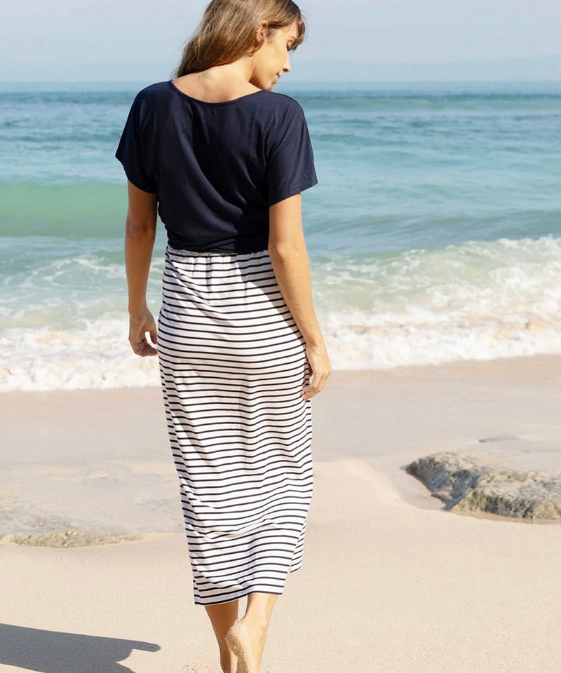 The Nautical Stripe Maxi