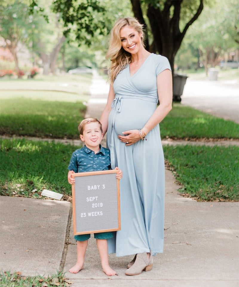 The Skylar Maternity Maxi Dress