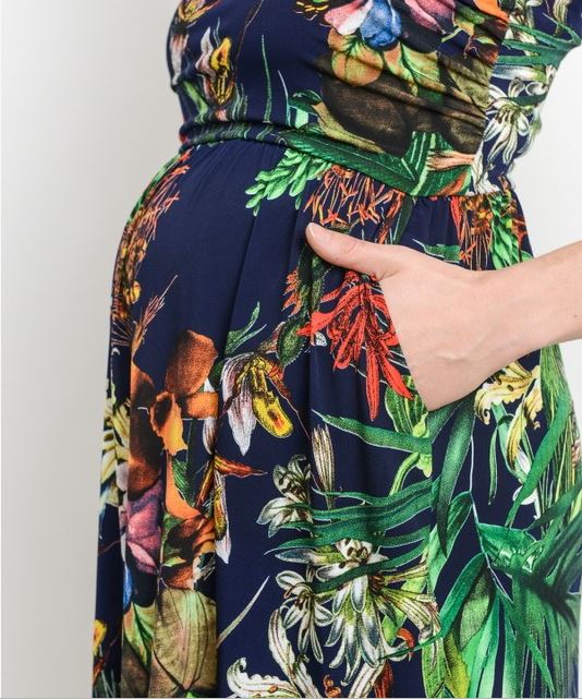 The Camila Maternity Maxi Dress