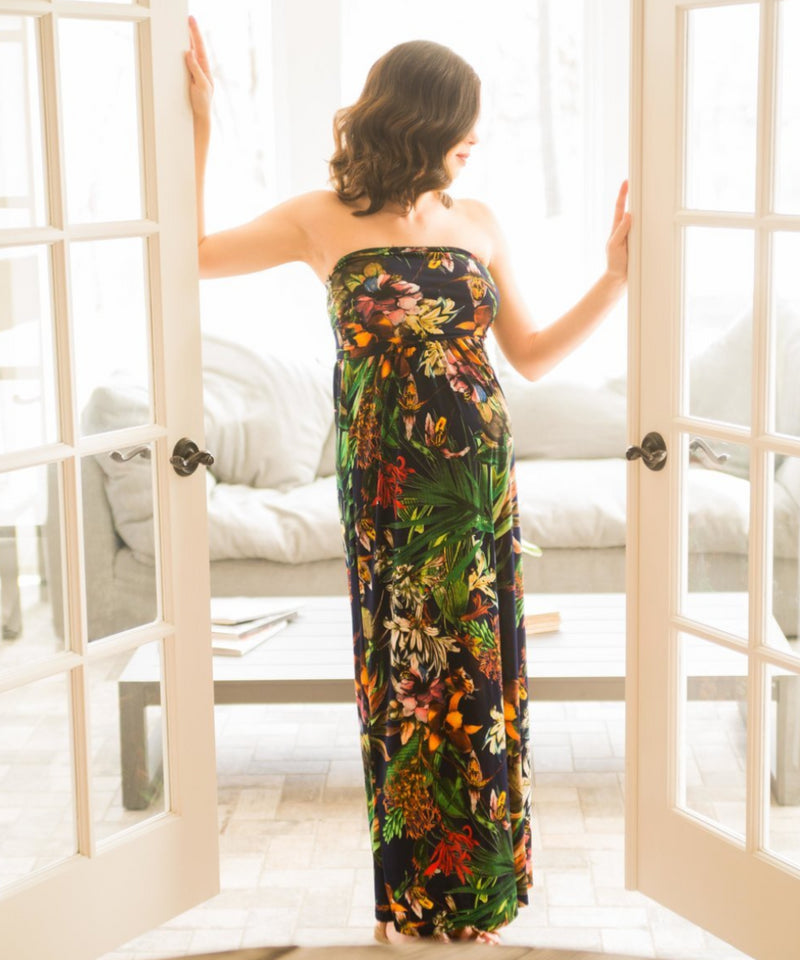 The Camila Maternity Maxi Dress