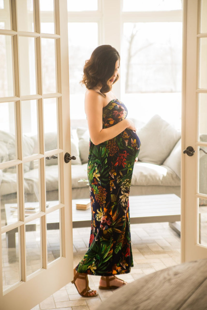 The Camila Maternity Maxi Dress
